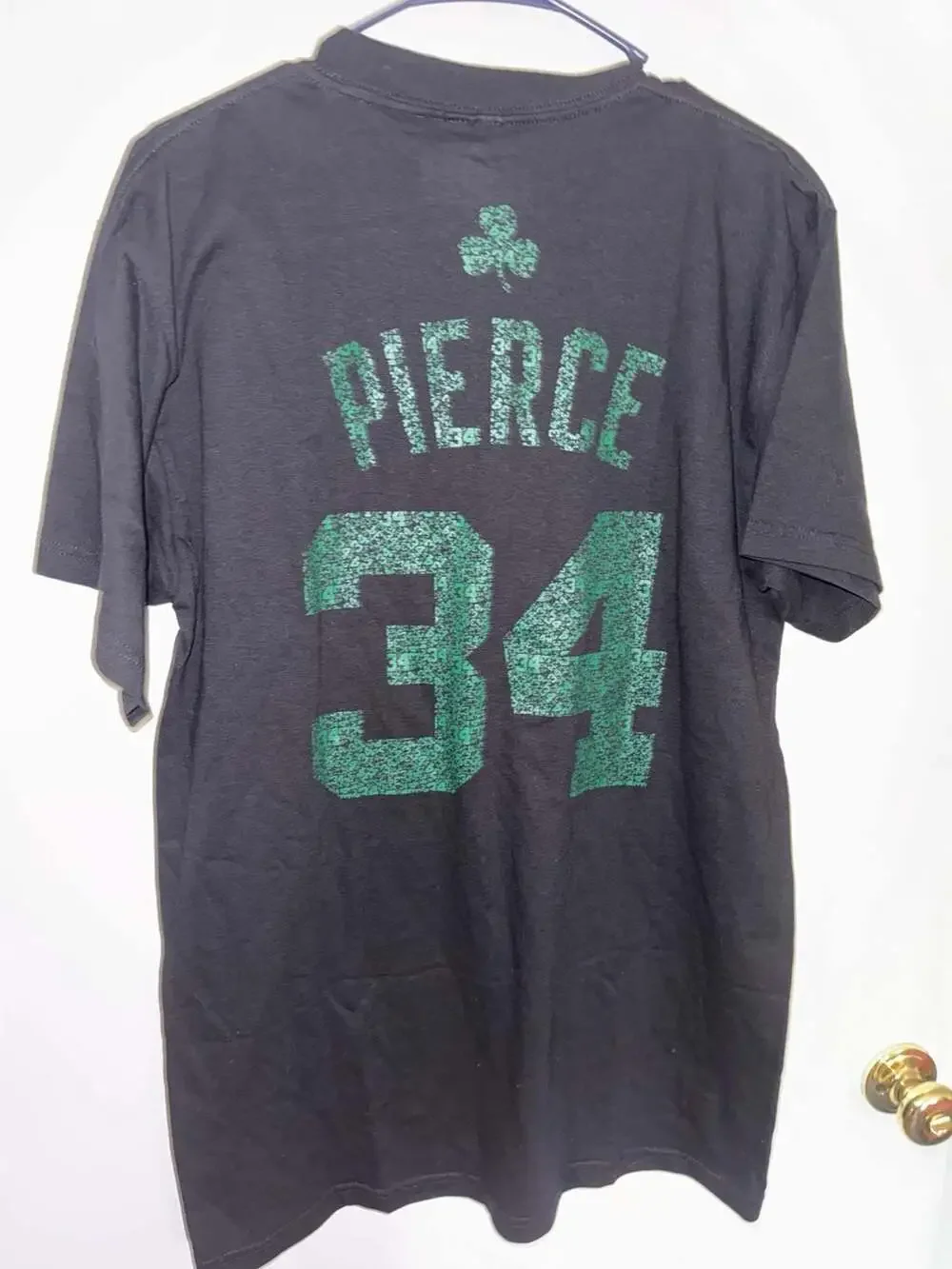 Adidas Boston Celtics Paul Pierce 34 NBA Graphic T-Shirt Size M
